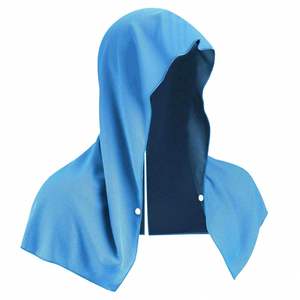 <b>Hooded</b> <b>Towel</b> Scarf Outdoor Sports - Uv Protection, Quick-Dry U-Shaped Cooling Hoodie for Gym, Beach, Camping - Product Image 3