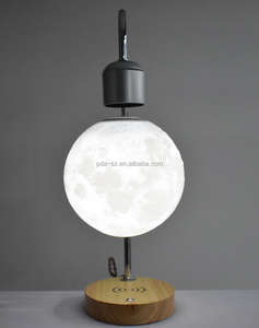 Lampe Lune Lévitation : Lampe de Table LED Magnétique Intelligente Imprimée en 3D avec Base - Product Image 3