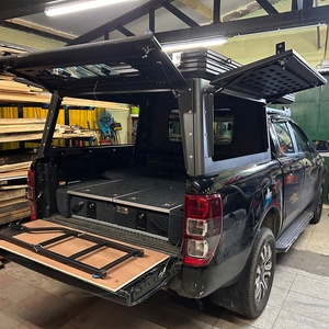 Toldo de Aluminio Personalizado 4x4 para Todoterreno con Techo de Carpa Tipo Concha para Camioneta <span class=keywords><strong>Ford</strong></span> Ranger 2012-2022 - Product Image 5