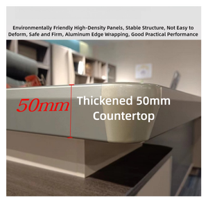 Nhà Máy Bán Buôn Đồ nội thất văn phòng bàn văn phòng và ghế đặt sang trọng L hình dạng CEO Ông Chủ quản lý điều hành Bàn văn phòng - Product Image 3