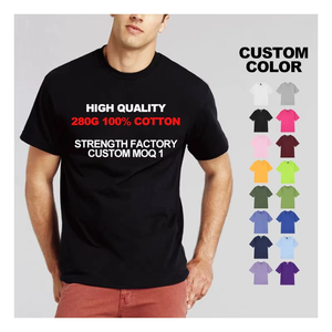 Camiseta de talla grande 4XL con logotipo personalizado para hombre, 100% de algodón, 230gsm, cuello redondo, manga corta, camiseta blanca lisa en blanco, camiseta para hombre al por mayor - Product Image 3