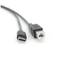 Échantillon gratuit Câble USB 2.0 B mâle vers Type C mâle personnalisé OEM