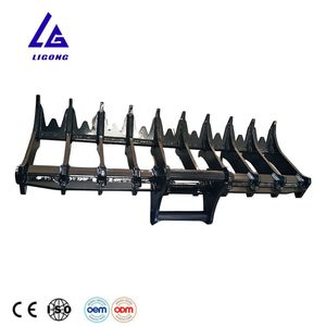 Râteau d'excavatrice 1200 mm 1400 mm pour l'élimination des arbres et des broussailles, idéal pour l'entretien des voies de passage et les travaux de pépinière - Product Image 1