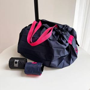 Siêu Nhẹ Xách Tay tái sử dụng mua sắm hàng tạp hóa nhỏ gọn có thể gập lại Tote Túi môi trường gấp túi mua sắm - Product Image 2