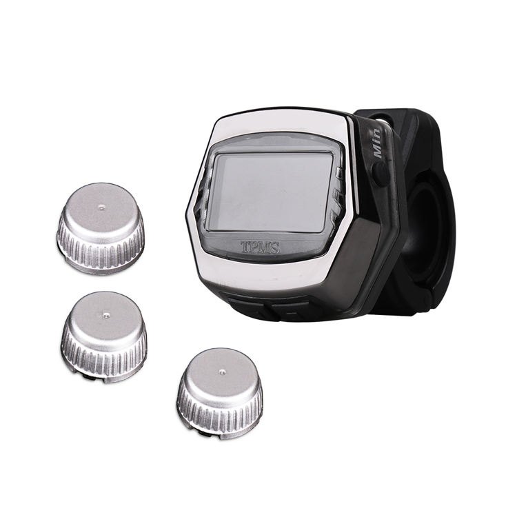 Sensore TPMS Per Moto Con 2 Sensori Esterni - Monitoraggio Pressione Pneumatici, Impermeabile IP5K4K