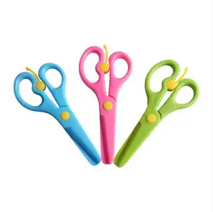 Безопасные PP пластиковые ножницы для детей, детские ножницы, канцелярские ножницы, бумага, ремесло, резка, обучающая игрушка