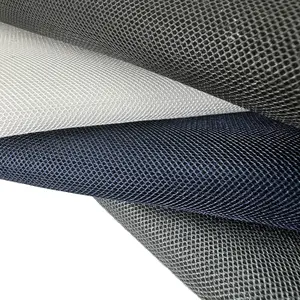 Customized 100% Polyester Knitting Mesh Fabric 3D Dot Style Air Mesh For Shoes