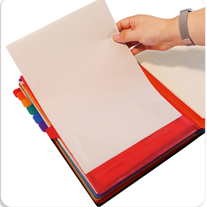 Carpeta de archivos PP multinivel de arcoíris de 12 capas, almacenamiento de documentos <span class=keywords><strong>A4</strong></span>, suministros de oficina, hoja de patrón, archivador, bolsa para documentos - Product Image 4