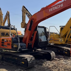 Excavadora Hitachi ZX120 de 12 Toneladas, Muy Popular, 95% Nueva, de Segunda Mano, con Certificación CE/EPA, Incluye Componentes Centrales del Motor - Product Image 1