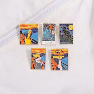 Alfileres <span class=keywords><strong>de</strong></span> Metal personalizables, broches <span class=keywords><strong>de</strong></span> pintura al óleo <span class=keywords><strong>de</strong></span> animales gritando, insignias <span class=keywords><strong>de</strong></span> solapa <span class=keywords><strong>de</strong></span> esmalte suave para Navidad, hada del Día Nacional - Product Image 2