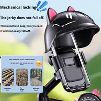 Support de téléphone portable pour vélo/moto électrique, résistant aux chocs, étanche, flexible, réglable, pour guidon, utilisation en extérieur