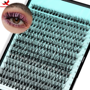 Extensions de cils en gros d'usine, cils individuels à bande souple et fine pour usage domestique et quotidien, GZ RTS, commande en vrac mixte - Product Image 1