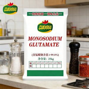 Glutamate monosodique (MSG) blanc à 99 %, certifié ISO/HALAL, emballage de 25 kg, 30-100 mesh, vente en gros directe d'usine, pour la restauration - Product Image 1