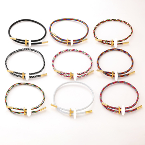 Pulsera de hilo rojo para el año del zodiaco, multicolor, tejida a mano, con forma de H, resistente a la decoloración, para mujer - Product Image 3