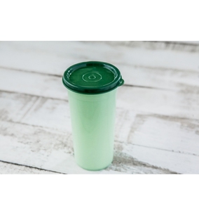 Eco Friendly Durable PP <b>Plastic</b> Storage <b>Cup</b> with Secure Snap On Lid for Hot and Cold Beverages Colorful Reusable Drinkware - Product Image 1