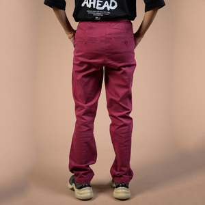 Pantalones Chinos para Mujer al por Mayor, Fabricante OEM ODM con Logotipo Personalizado, Corte Ajustado, Estilo Casual para Oficina, Pantalones Chinos de Estilo Recto - Product Image 3