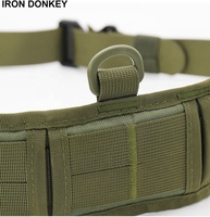 IRONDONKEY tactique extérieur en plastique suspendu Molle tactique taille couverture vraie personne CS entraînement sur le terrain