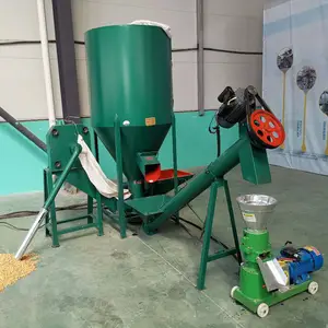 300-1000Kg Per Hour Pellet Machine Feed Production Line For Chicken/Poultry/Cattle/Large Animal Feed