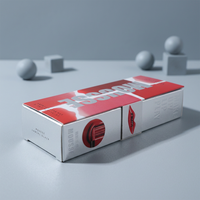 Boîte à rouge à lèvres pour petites entreprises avec impression CMYK, estampage à chaud pour produits de soin de la peau, emballage cadeau pour parfums, construction rigide