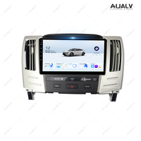 Aijia Nouveau cadre de navigation automobile Android 9 pouces pour LEXUS RX300/RX330/RX350/RX400 2004-2008, kit de montage de panneau stéréo autoradio