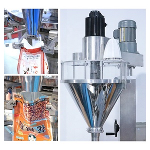 Máquina Envasadora de Bolsas Preformadas con Dosificador de Tornillo para Condimento de <span class=keywords><strong>Taco</strong></span> de Chile y Cúrcuma en Polvo de 100g y 1kg, Bolsa Doypack con Cierre - Product Image 4