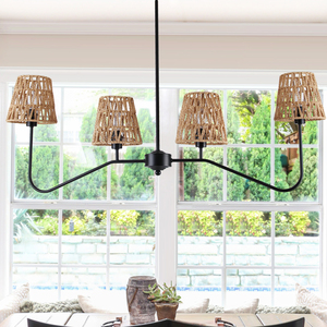 Lámparas colgantes de bambú tejido para salas de té elaboradas con bambú, restaurantes de estilo chino - Product Image 3