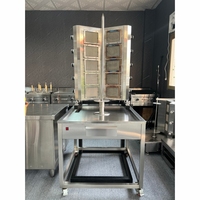 Machine à shawarma au gaz LIBERMANN Premium, résistante aux hautes températures, portable, facile à nettoyer, pour usage commercial