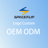 Высококачественная дека для самоката Spaceflip из алюминия 6061-T6, модель SSD-13, 6.3*23 дюйма, черная, с порошковым покрытием, для кик-самокатов