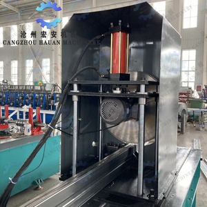 เครื่องขึ้นรูปท่อเชื่อมอัตโนมัติขนาดใหญ่สำหรับงานหนัก พร้อมปั๊ม PLC กล่องเกียร์ 26KW 380V สำหรับชั้นวางของ - Product Image 4