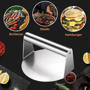Prensa para <span class=keywords><strong>Hamburguesas</strong></span> de Acero Inoxidable, Utensilios de Cocina, Accesorios para Hacer Empanadas de Carne - Product Image 3