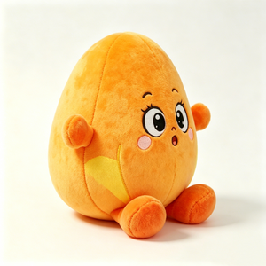 Peluche de piña suave, peluche de piña con textura acolchada, peluche de piña con hoja verde en la parte superior - Product Image 1