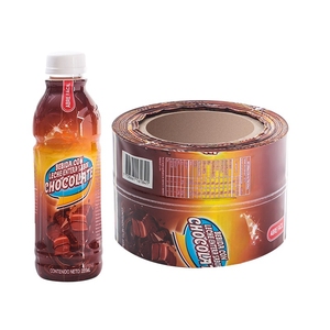 Prix d'usine direct <span class=keywords><strong>Film</strong></span> de rouleau d'étiquettes thermorétractables en plastique pour l'emballage de bouteilles de boissons - Product Image 1