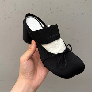 <span class=keywords><strong>Ballerine</strong></span> Nere Minimaliste da Donna in Vera <span class=keywords><strong>Pelle</strong></span> Conciata al Vegetale, Tacco Basso, Stile Britannico, Scarpe Quotidiane - Vendita Calda - Product Image 4