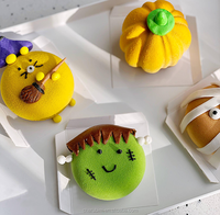 Base à gâteau jetable de haute qualité, plateau à gâteau noir pour pâtisserie et gâteaux en tranches