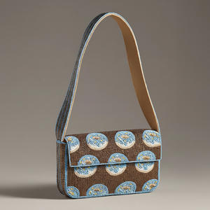 กระเป๋าปักลายลูกปัดดีไซน์เนอร์เย็บไขว้และงานปักที่ดูไม่เหมือนใครงานฝีมือปักด้วยมืองานฝีมือ - Product Image 1