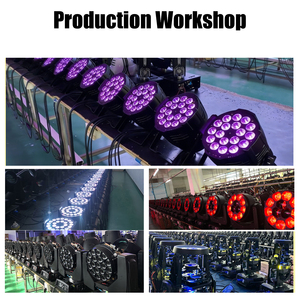Projecteur LED professionnel 54x3W <span class=keywords><strong>RGB</strong></span> 3-en-1 DMX512 pour scène, lumière de lavage IP20 RGBWAUV B22 E27 pour concert, discothèque, DJ, mariage, club, fête - Product Image 6