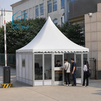 Tente de réception extérieure blanche de qualité supérieure avec structure en aluminium imperméable pour mariage et événements, à vendre