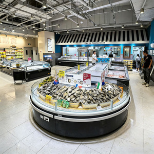 Vitrine de supermarché pour <span class=keywords><strong>boucherie</strong></span>, comptoir de libre-service pour viande fraîche, réfrigérateur vitrine à porte ouverte pour <span class=keywords><strong>boucherie</strong></span> - Product Image 2