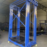 Échafaudage électrique de haute qualité 2 - 8 m 300-500 kg Plateforme élévatrice portable pour la maison Échafaudage électrique pliable