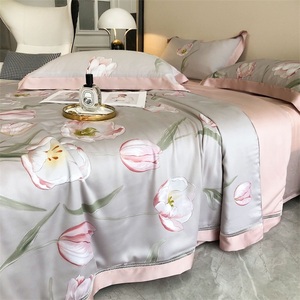 300TC luxury 100% organic tencel lyocell <span class=keywords><strong>set</strong></span> di biancheria da letto <span class=keywords><strong>set</strong></span> di copripiumini per lenzuola di raffreddamento - Product Image 5