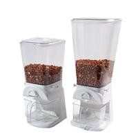 Distributeur de céréales en PET transparent de qualité alimentaire et écologique, boîte de rangement pour céréales, bonbons, noix, pour les magasins