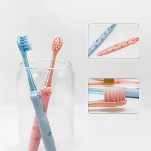 UUYP <span class=keywords><strong>Brosse</strong></span> à dents en plastique à poils <span class=keywords><strong>extra</strong></span> doux de qualité supérieure, universelle pour toute la famille, prix abordable, lot de 2, blanchiment des gencives, stérilisateur - Product Image 5