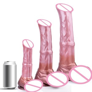 YOCY Giant Horse <b>Dildo</b> 8.8cm Thick Realistic Animal Penis Huge Cock Anal Orgasm Masturbator With Sucker Sex Toy for Women Men - Product Image 1
