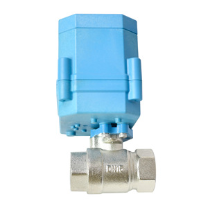 Customized Lora Smart Valve <b>Dc</b> <b>12V</b> Nickel Plated Copper Ball Valve 20mm For Water Air Control - Product Image 1