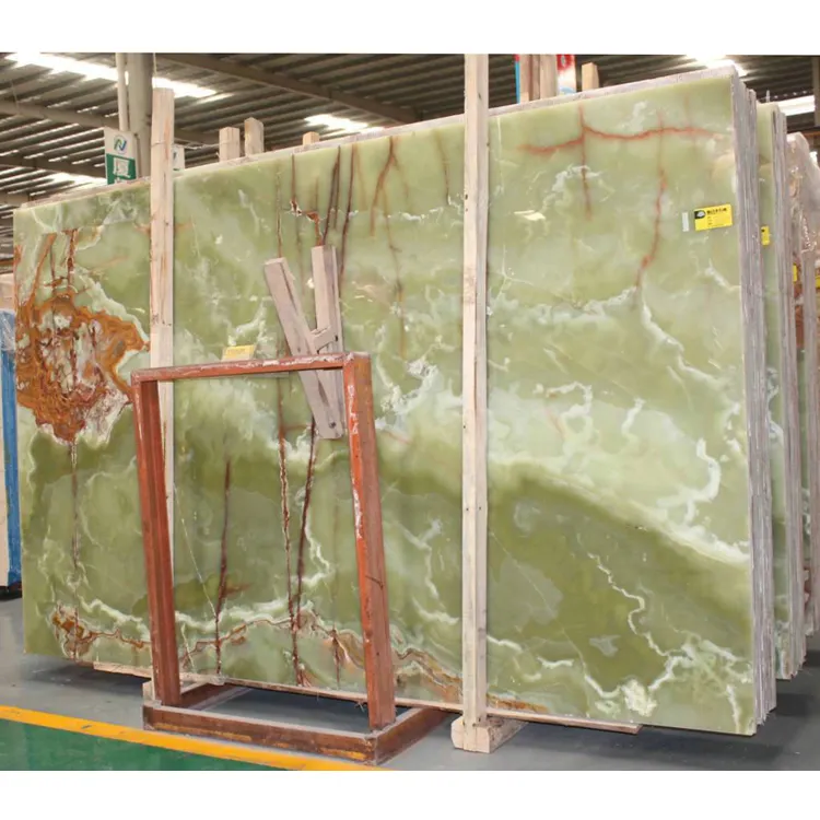 Carrelage en pierre naturelle de qualité supérieure, carrelage en marbre d'onyx vert miel du Pakistan