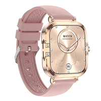 Montre connectée 1,75 pouce AMOLED, appels Bluetooth, NFC, moniteur de fréquence cardiaque, tension artérielle, SpO2, portable