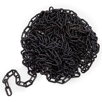 Chaîne de barrière en plastique noir Daimei BE-B101 pour la sécurité routière