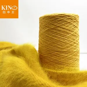 Angora Konijnengaren 2laags 100G Angora Nylon Garen Kleine Kegel Bulk Gehaakte Garens Voor Diy Hand Breien