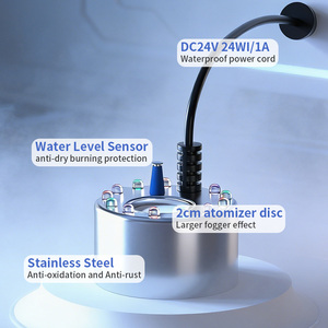 Générateur de brume à ultrasons à tête unique pour créer un paysage de brouillard, humidificateur d'air à brume épaisse pour fontaine et débit d'eau - Product Image 6