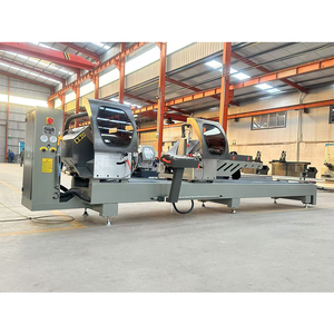 เครื่องเลื่อยตัดองศาอัตโนมัติแบบสองหัว CNC สำหรับอลูมิเนียม ประตูหน้าต่างอลูมิเนียม - Product Image 4